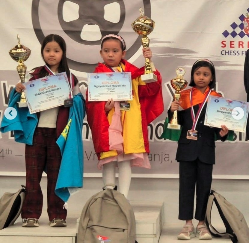 Vietnam takes gold at FIDE World Youth Under-8 Girls Rapid 2026